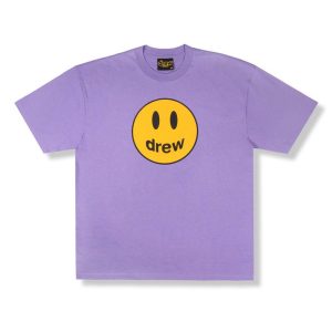 Áo Thun Unisex Drew House Mascot SS Lavender T-Shirt Màu Tím - Duy Hoang