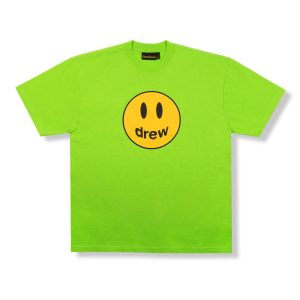 Áo Thun Unisex Drew House Mascot SS Lime T-Shirt Màu Xanh Green - Duy Hoang