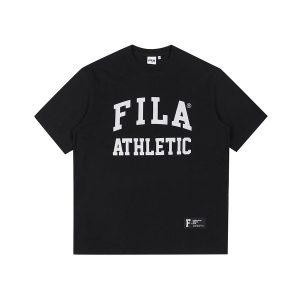 Áo Thun Unisex Fila New Prep Arch Logo FE2RSC5141X-BLK Màu Đen - Duy Hoang
