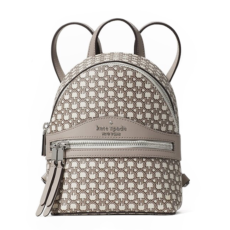 Balo Kate Spade Link Mini Convertible Backpack Màu Nâu Họa Tiết - Duy Hoang