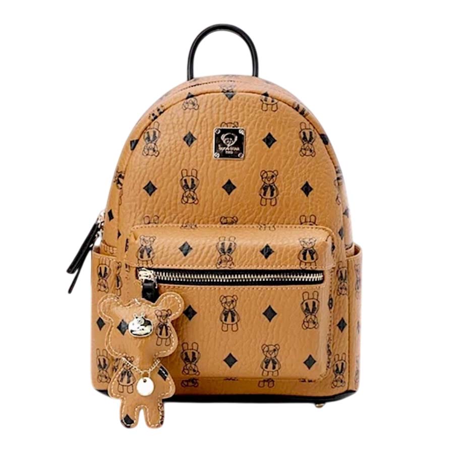 Balo Nữ Guoo Bear GU8021-13730 Màu Nâu Size M - Duy Hoang