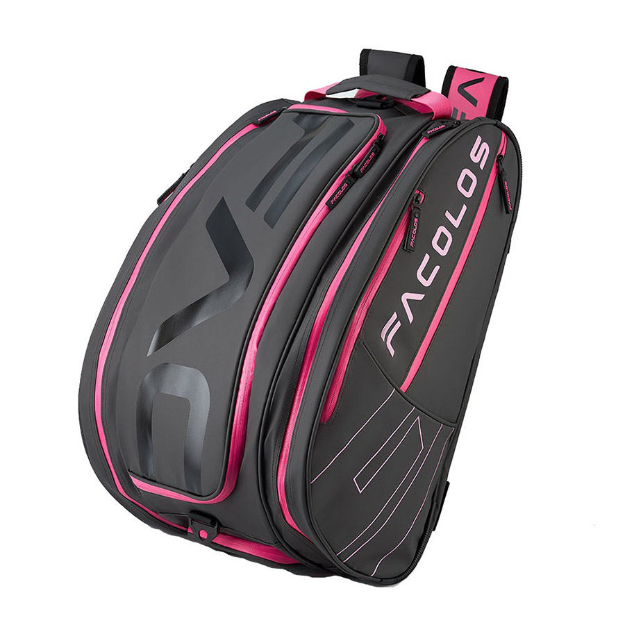 Balo Pickleball Facolos Elite Backpack Pink Neon Màu Đen/Hồng - Duy Hoang