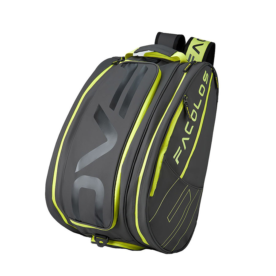 Balo Pickleball Facolos Elite Backpack Lime Green Màu Đen/Xanh Green - Duy Hoang