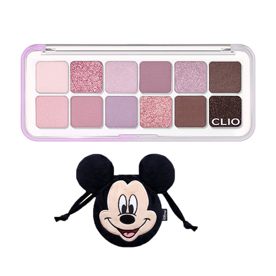 Bảng Phấn Mắt 12 Ô Clio Pro Eye Palette Air Limited 105 Deoksugung Stone Wall Road + Tặng Kèm Túi Mickey - Duy Hoang