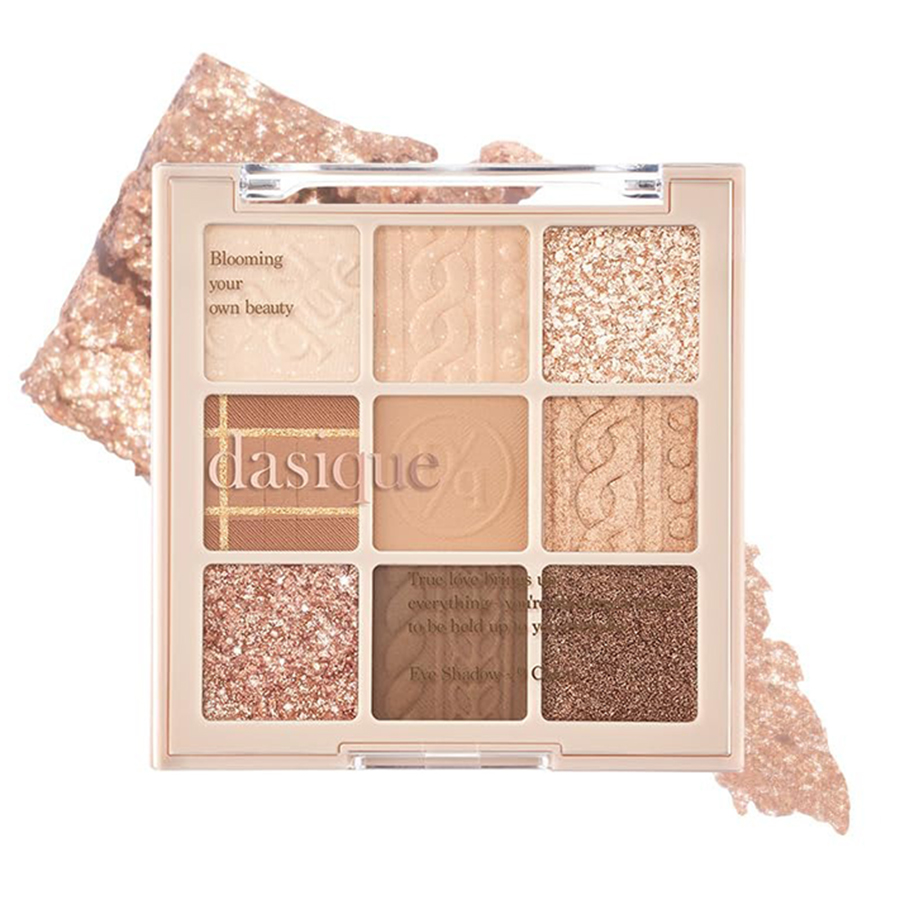 Bảng Phấn Mắt 9 Ô Dasique Shadow Palette 15 Beige Knit - Duy Hoang