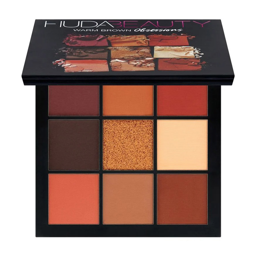 Bảng Phấn Mắt Huda Beauty Warm Brown Obsessions Eyeshadow Palette 9 Ô - Duy Hoang