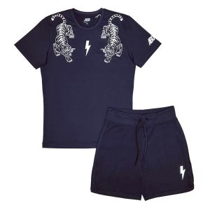 Bộ Quần Áo Cộc Tay Nam Hydrogen About Spring Tech Special Tigers Crew Màu Xanh Đen Size XS - Duy Hoang