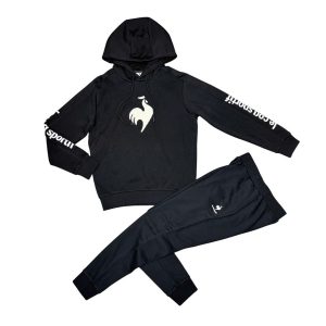 Bộ Quần Áo Nỉ Nam Le Coq Sportif Màu Đen Size S (Form Á) - Duy Hoang