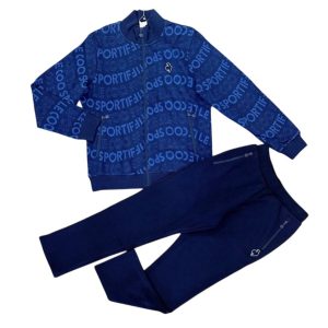 Bộ Thể Thao Nam Le Coq Sportif Full-Zip Sweat Tracksuit Màu Xanh Dương Size M - Duy Hoang