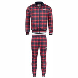 Bộ Thể Thao Nam Lonsdale Men's Wickstone Tracksuit 117278 Màu Đỏ Size M - Duy Hoang