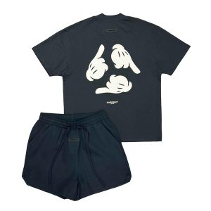 Bộ Thể Thao Nữ Innersect Three Hands Màu Đen Size S (Form Âu) - Duy Hoang