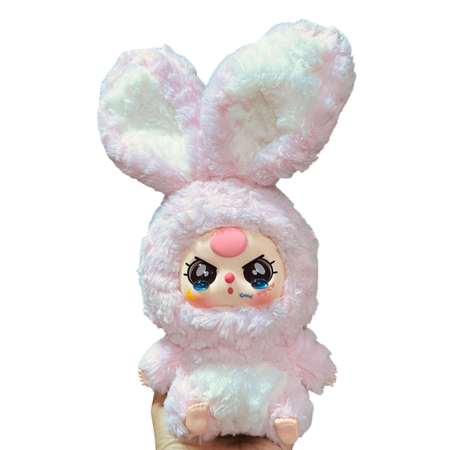 Búp Bê Baby Three Chinese Zodiac Plush Doll Blind Box Mặt Dâu Màu Hồng - Duy Hoang