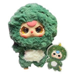 Búp Bê Baby Three V3 Vinyl Plush Dinosaur Màu Xanh Lá - Duy Hoang