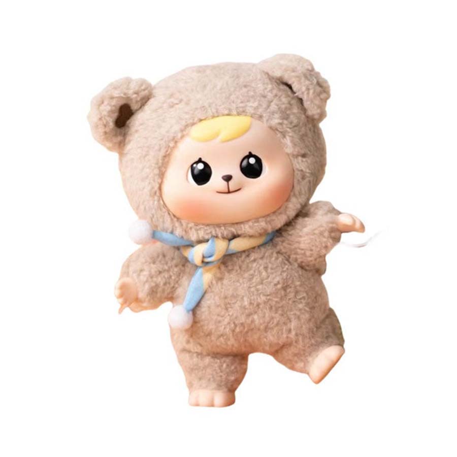 Móc Khóa CQTOYS Bao-ao Cuddle Series Plush Dolls Unopened Blind Box Màu Nâu Nhạt - Duy Hoang