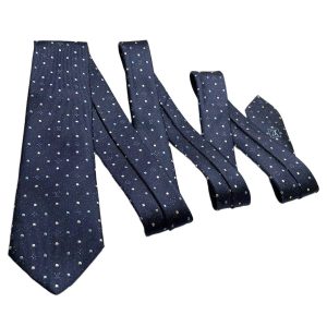 Cà Vạt Nam Louis Vuitton LV Monogram Polka Dots Màu Xanh Navy - Duy Hoang