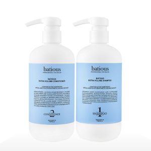 Cặp Dầu Gội + Dầu Xả Batious Extra Volume Màu Xanh Giảm Dầu, Phồng Tóc (2 x 500ml) - Duy Hoang