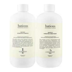 Cặp Dầu Gội + Dầu Xả Batious Hydrating Màu Trắng Cho Tóc Khô Xơ (2 x 960ml) - Duy Hoang