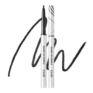 Chì Kẻ Mắt Clio Sharp So Simple Waterproof Pencil Liner Tone 1 Màu Đen - Duy Hoang