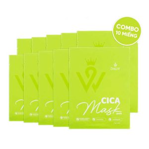 Combo 10 Miếng Mặt Nạ Chiết Xuất Rau Má Dưỡng Ẩm, Làm Dịu Da Daliv Cica Mask - Duy Hoang