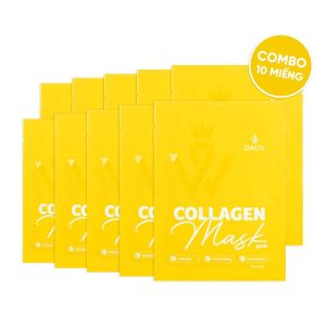 Combo 10 Miếng Mặt Nạ Tinh Chất Collagen Dưỡng Ẩm, Mờ Nếp Nhăn Daliv Collagen Mask - Duy Hoang