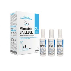 Combo 3 Lọ Xịt Mọc Tóc Laboratoires Bailleul Minoxidil Bailleul 2% - 60ml x 3 - Duy Hoang