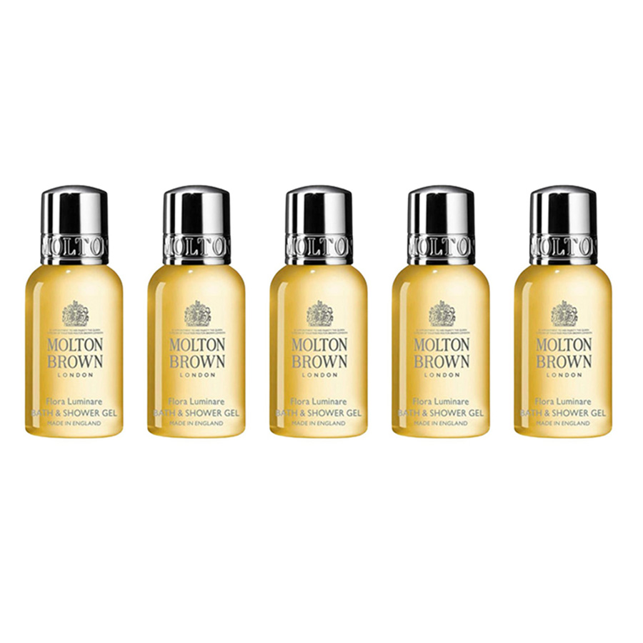 Combo 5 Chai Sữa Tắm Molton Brown Bath & Shower Gel London Flora Luminare 30ml x 5 - Duy Hoang