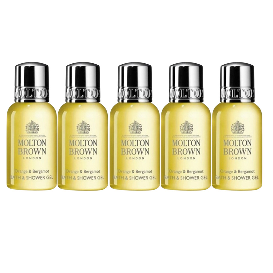 Combo 5 Chai Sữa Tắm Molton Brown Orange & Bergamot Bath & Shower Gel 30ml x 5 - Duy Hoang