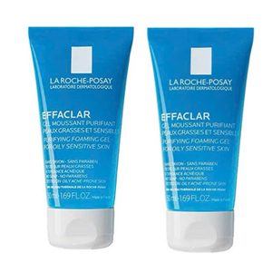 Combo Gel Rửa Mặt Tạo Bọt La Roche-Posay Effaclar Purifying Foaming (50ml x 2) - Duy Hoang