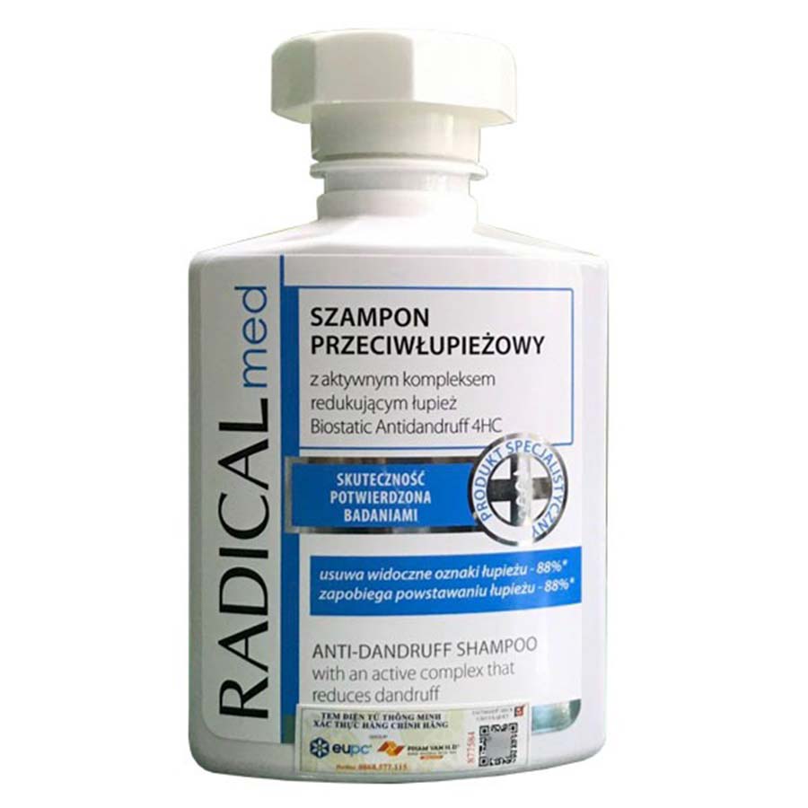 Dầu Gội Famona Radical Med Anti Dandruff Hỗ Làm Sạch Tóc, Da Dầu, Ngăn Ngừa Gàu 300ml - Duy Hoang