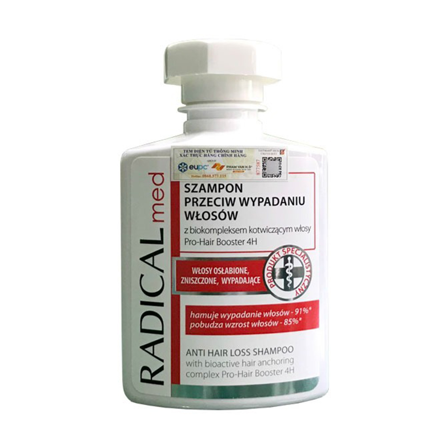 Dầu Gội Ngừa Rụng Tóc Farmona Radical Med Anti Hair Loss Shampoo 300ml - Duy Hoang