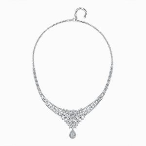 Dây Chuyền CZ Lộc Phúc Fine Jewelry VFH1033ANWWG.06 Vàng Trắng - Duy Hoang