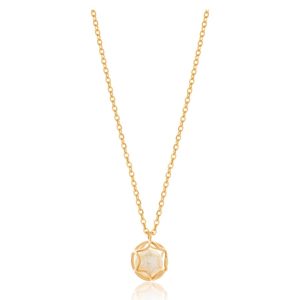 Dây Chuyền Huy Thanh Jewelry DCMAMD166 - 14K - Ngọc Trai Màu Vàng Gold - Duy Hoang