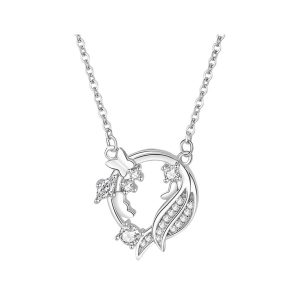 Dây Chuyền Nữ Kya Jewel Enchanting Butterfly KN6 Màu Bạc Trắng - Duy Hoang