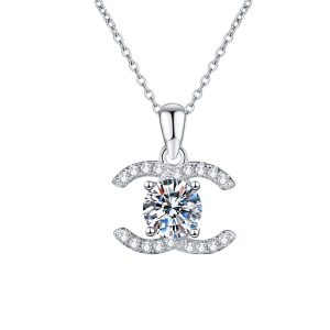 Dây Chuyền Nữ Kya Jewel Kim Cương Moissanite MN3 Màu Bạc - Duy Hoang