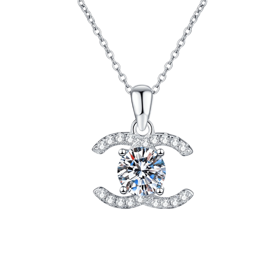 Dây Chuyền Nữ Kya Jewel Kim Cương Moissanite MN3 Màu Bạc - Duy Hoang