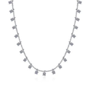 Dây Chuyền Nữ Lili Jewelry Chuỗi Đá Maisy LILI_099469 Màu Bạc - Duy Hoang
