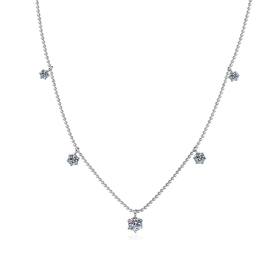 Dây Chuyền Nữ Lili Jewelry Chuỗi Đá Mylan LILI_099480 Màu Bạc - Duy Hoang