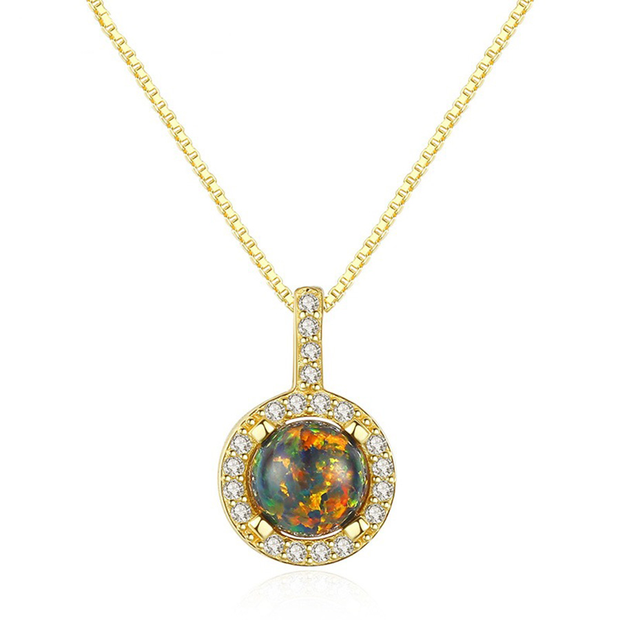 Dây Chuyền Nữ Lili Jewelry Đính Đá CZ Tình Thương Của Mẹ Love Mom LILI_098584 Màu Bạc - Duy Hoang