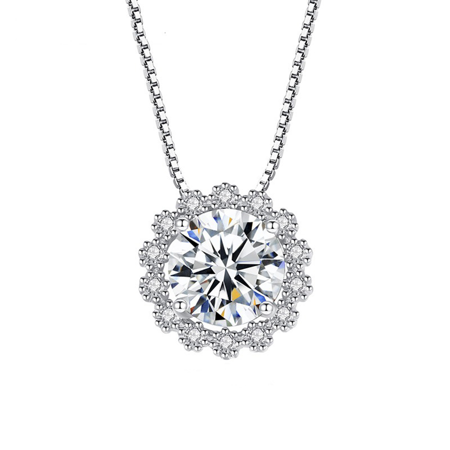 Dây Chuyền Nữ Lili Jewelry Bông Tuyết Sarahi LILI_099238 Màu Bạc - Duy Hoang