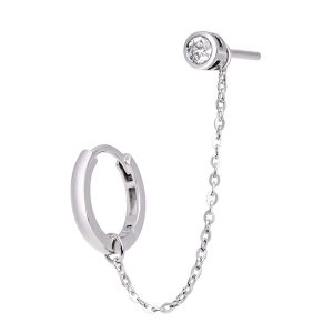 Dây Chuyền Nữ Morina Luminaria Earrings Màu Bạc - Duy Hoang