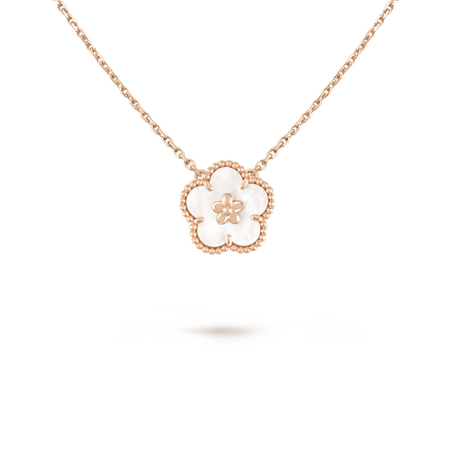 Dây Chuyền Nữ Jewery Luxury Lucky Spring Pendant, Plum Blossom Màu Vàng - Duy Hoang