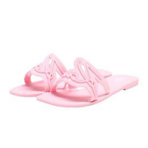 Dép Karl Lagerfeld Jelly Signature Slide Màu Hồng Size 36 - Duy Hoang