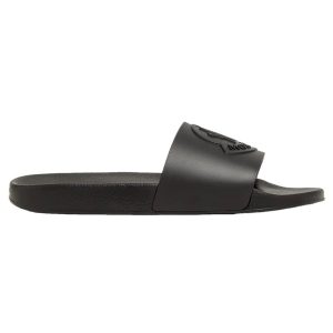 Dép Moncler Basile Rubber Sliders Black Màu Đen Size 36 - Duy Hoang