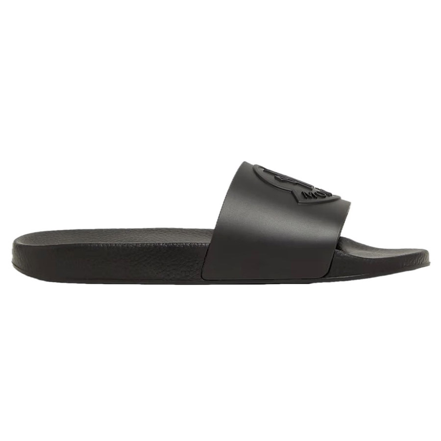 Dép Moncler Basile Rubber Sliders Black Màu Đen Size 36 - Duy Hoang