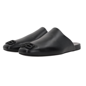 Dép Nam Balenciaga Cosy Leather Slides Black 654644WBB541000 Màu Đen Size 40 - Duy Hoang