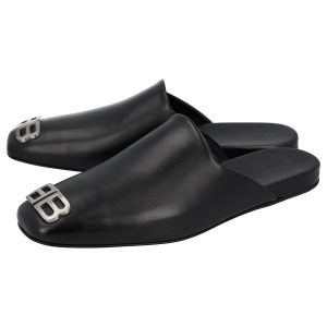 Dép Nam Balenciaga Men's Cosy BB Mule In Black 654644WBB511087 Màu Đen Size 40 - Duy Hoang