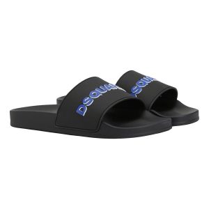 Dép Nam Dsquared2 FFM0023 17205013 M1604 Màu Đen Size 42 - Duy Hoang