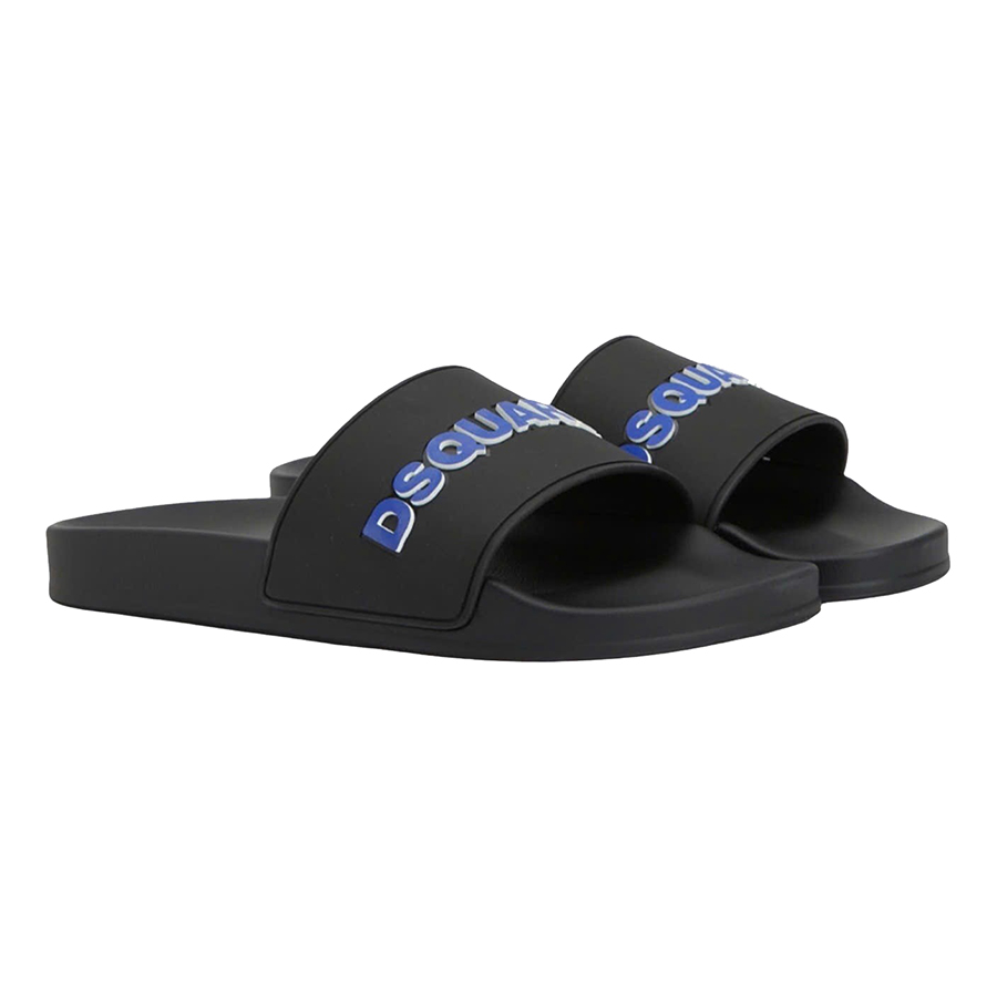 Dép Nam Dsquared2 FFM0023 17205013 M1604 Màu Đen Size 42 - Duy Hoang