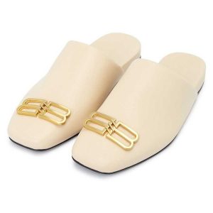 Dép Nữ Balenciaga Cozy BB Mule Slippers Beige 718831 WDAT1 2080 Màu Be Size 36 - Duy Hoang