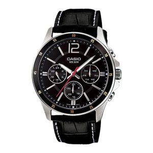 Đồng Hồ Nam Casio MTP-1374L-1AVDF Màu Đen - Duy Hoang